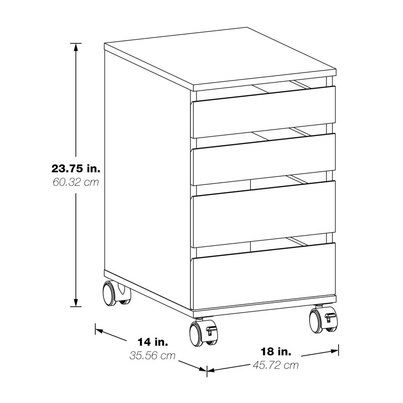 Latitude Run® Lori 4 Drawer Storage Chest Wayfair